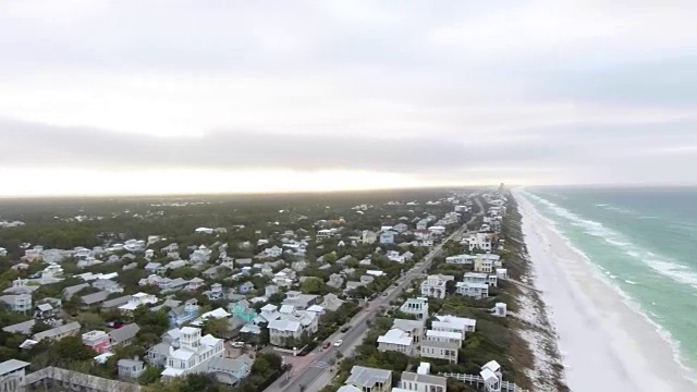 沿着墨西哥湾海岸的佛罗里达视频素材