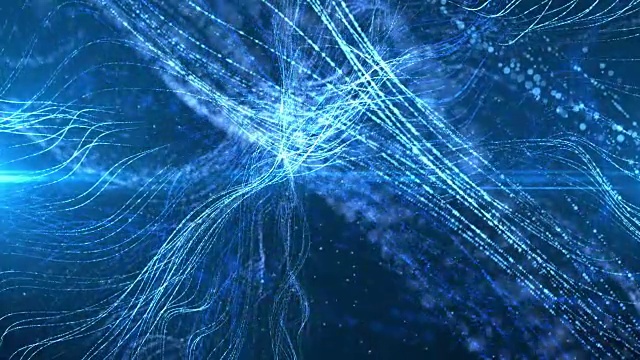 数字抽象波粒形式视频素材画面1