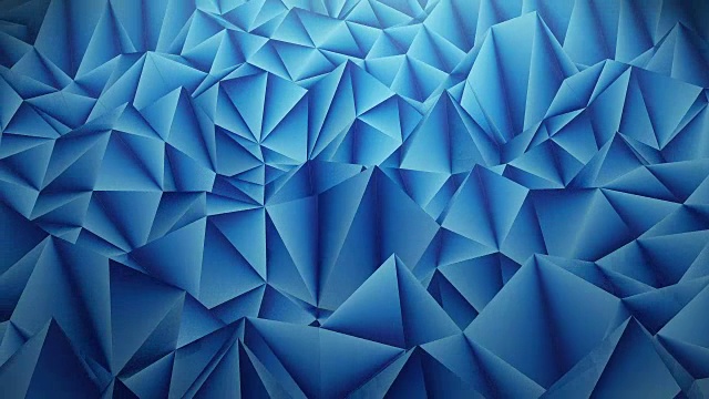 抽象的蓝色纹理背景与三角形形状视频素材画面1