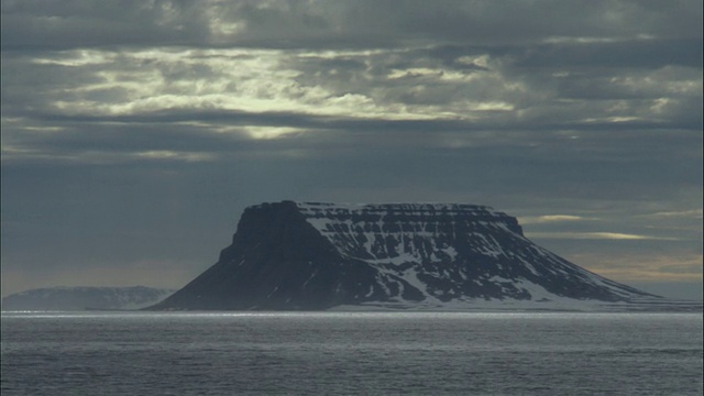 WS, PAN, Ocean和Graham Bell岛，Franz Josef Land，俄罗斯视频素材