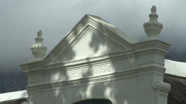 Le Rhone宅地CU Gable, Franschhoek，西开普省，南非视频素材