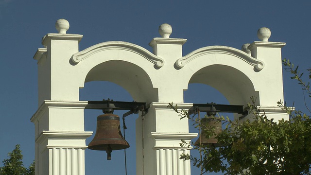 CU Stellenbosch奴隶钟，Franschhoek，西开普省，南非视频素材