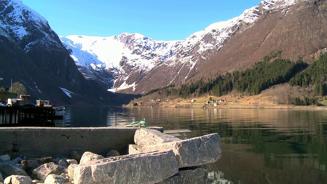 冰峡湾视频素材