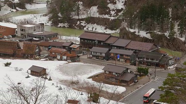 日本岐阜传统的白川吾村视频素材