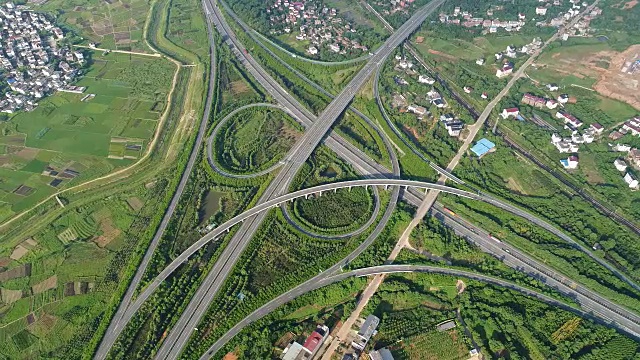 空中高速公路视频素材