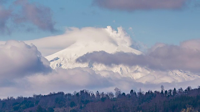 火山火山间隔拍摄视频素材