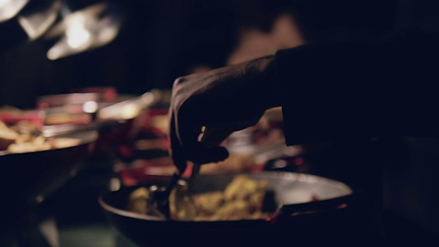 食堂的食物视频素材画面1