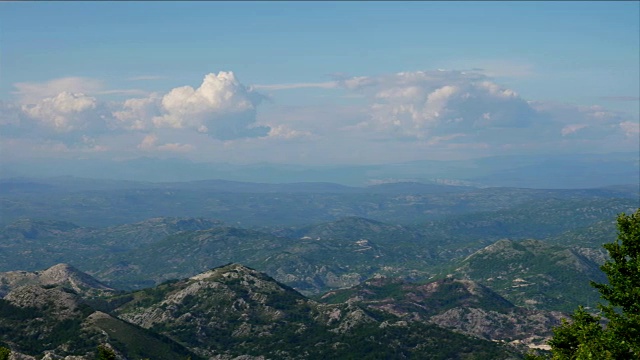 日落时的山峰视频素材