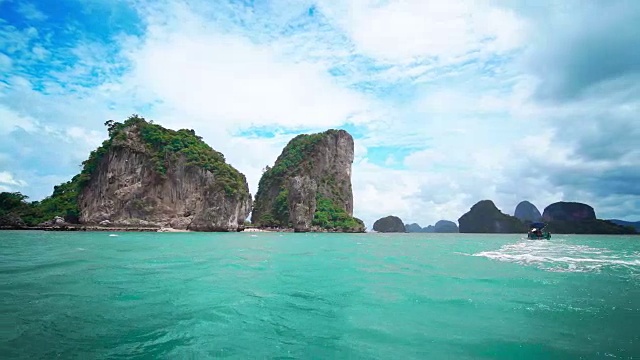 泰国普吉岛的詹姆斯邦德岛视频素材