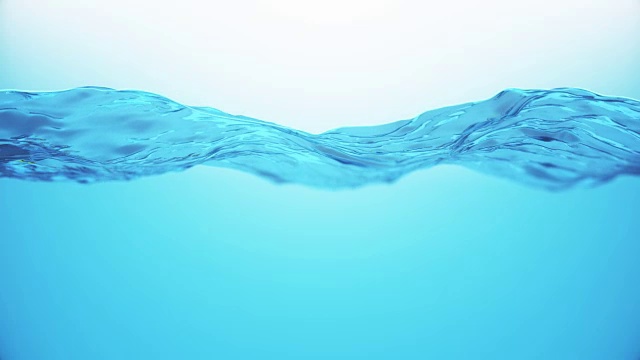 蓝色水面背景视频素材画面1