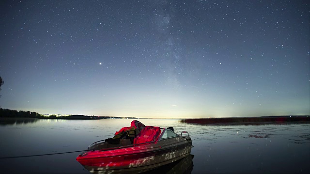 Simcoe湖，加拿大，Timelapse视频素材