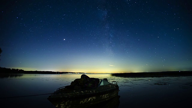 Simcoe湖，加拿大，Timelapse视频素材