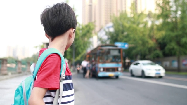 回到学校视频素材画面2