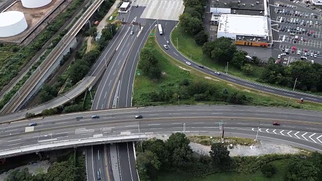 纽约市街道鸟瞰图视频素材