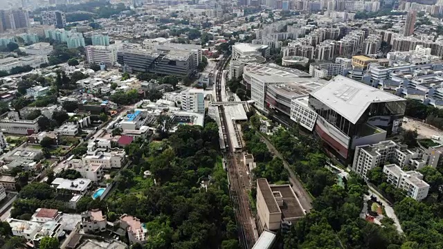 香港城市的城市扩张，九龙塘视频素材