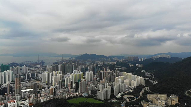 香港城市在深水?石硖尾的城市扩张视频素材