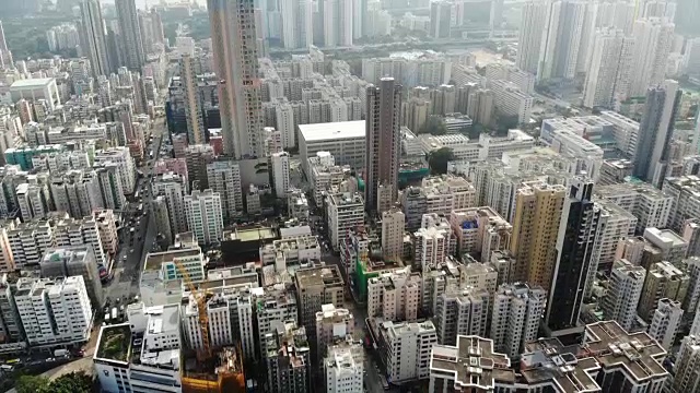 香港城市的城市扩张，九龙塘视频素材