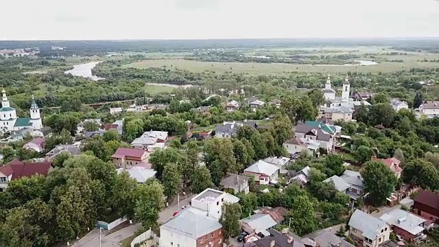 弗拉基米尔和克雷亚兹马的历史部分视频素材