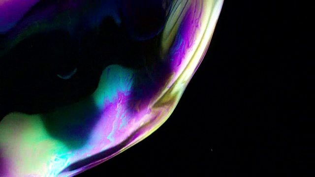 五彩缤纷的肥皂泡视频素材画面2