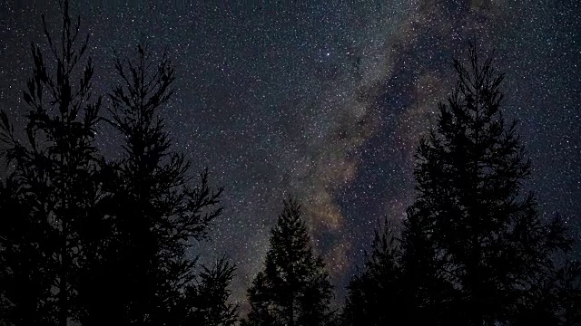 银河之夜视频素材