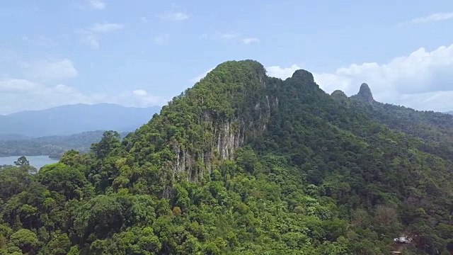 亚洲雨林鸟瞰图视频素材