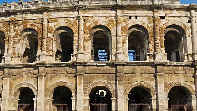 Jardins de la方丹,Nîmes, Gard Occitanie法国视频素材