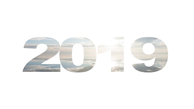 写于2019年，双重曝光视频素材画面4