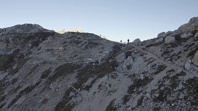 高空拍摄的高山视频素材