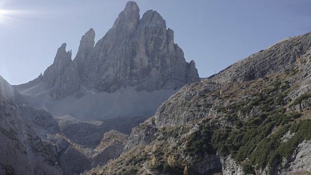 高空拍摄的高山视频素材