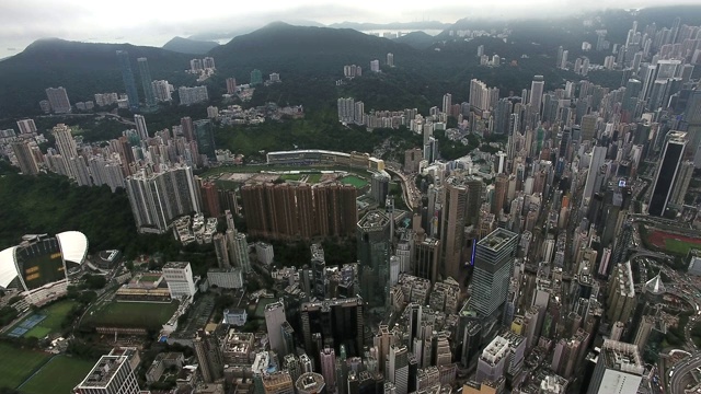 香港鸟瞰图视频素材