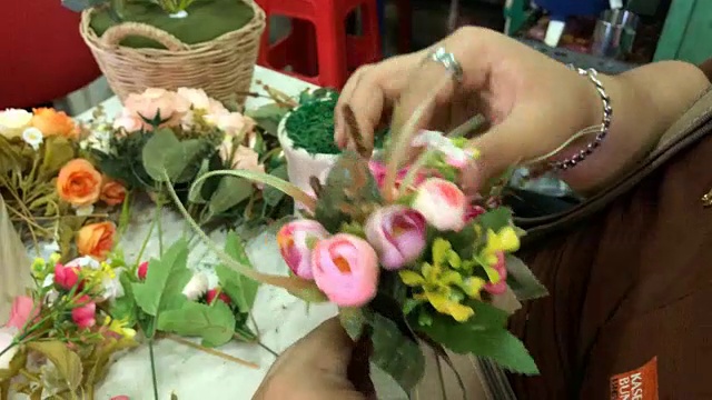 插花视频素材画面1