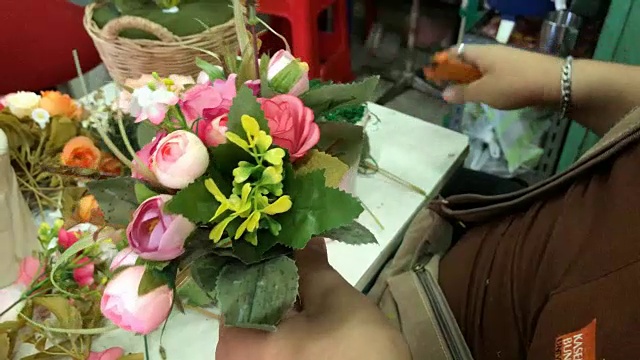 插花视频素材画面2
