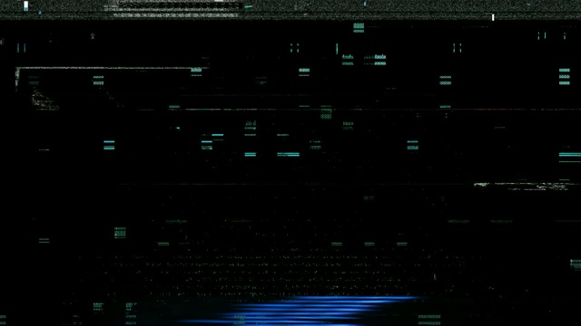 抽象的多色逼真的屏幕小故障闪烁，模拟老式电视信号与色条的不良干扰，静态噪声背景，叠加视频素材