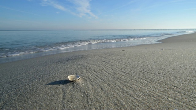 波罗的海海滩，Prerow, Fischland-Darß-Zingst，波罗的海，Mecklenburg-Vorpommern，德国视频素材