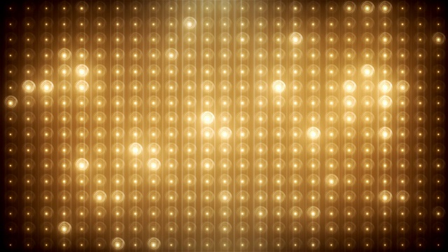 金色闪光led动画VJ背景视频素材画面3