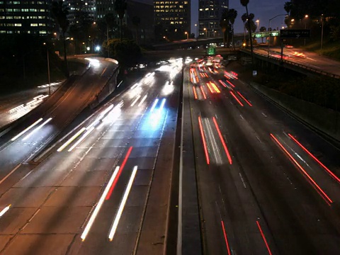 LA Traffic_E延时NTSC视频素材