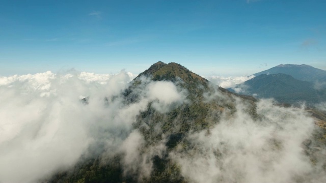 山地景观贾瓦岛，印度尼西亚视频素材