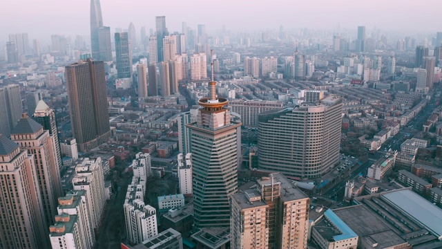 城市鸟瞰图视频素材画面3