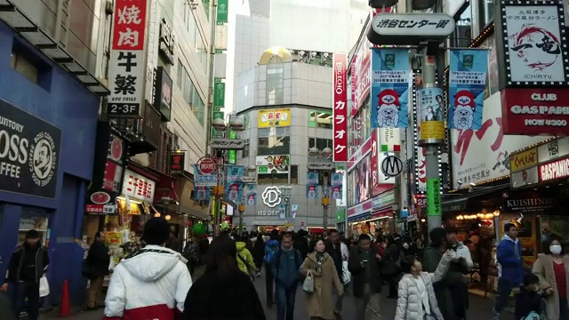 4K Hyperlapse 4K Hyperlapse 4K Hyperlapse日本东京涩谷购物街视频素材