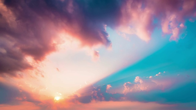 天空和移动的云视频素材画面3