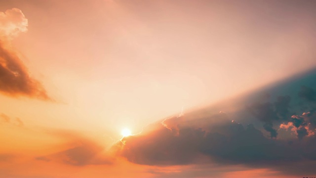 天空和移动的云视频素材画面4