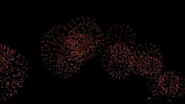 冲绳烟花汇演视频素材画面1