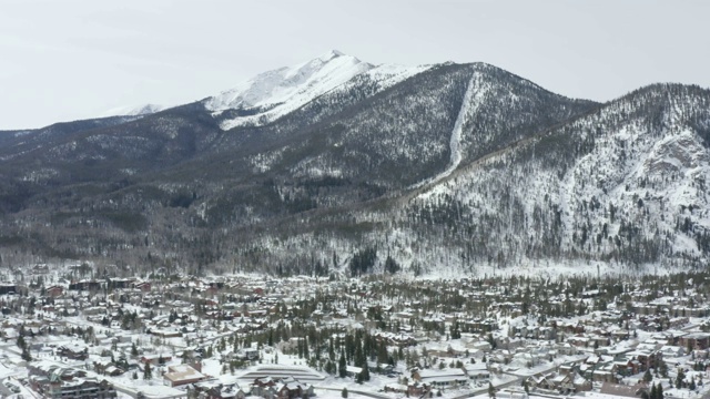 旧金山科罗拉多全景空中景观山城视频素材