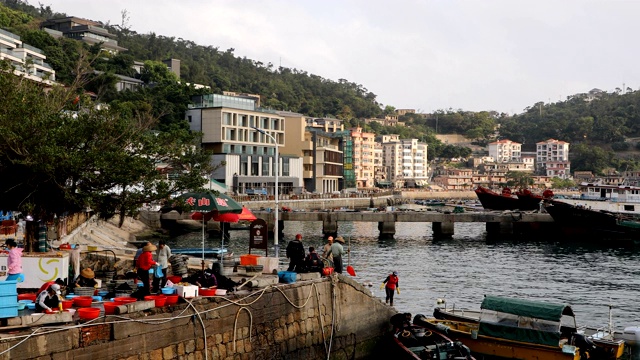 中国广东省珠海市灵顶洋万山岛视频素材