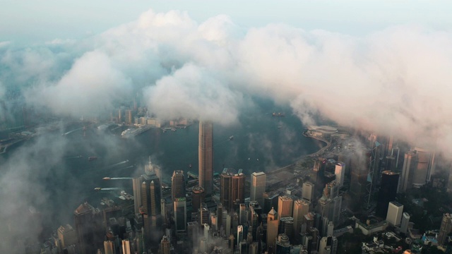 香港维多利亚港视频素材