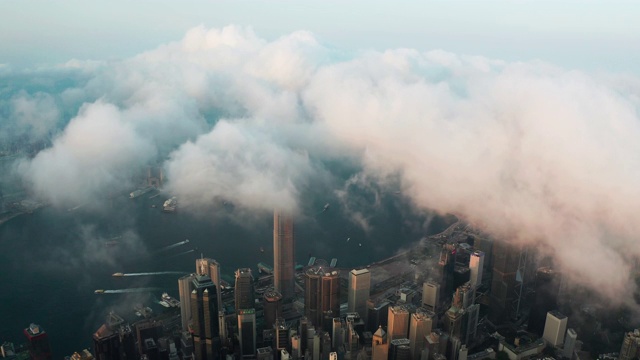 香港维多利亚港视频素材