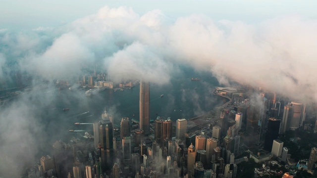 香港维多利亚港视频素材