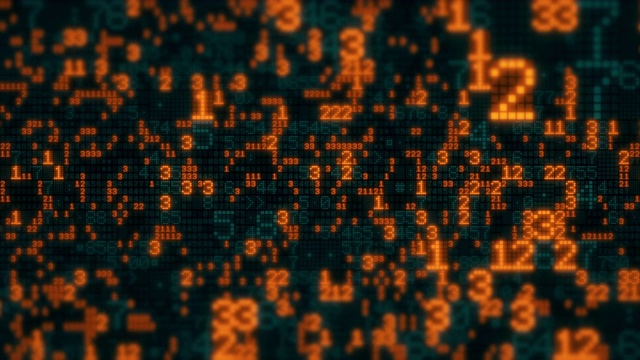 摘要数字码号在线网背景下视频素材