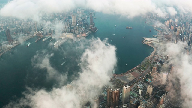 香港维多利亚港视频素材