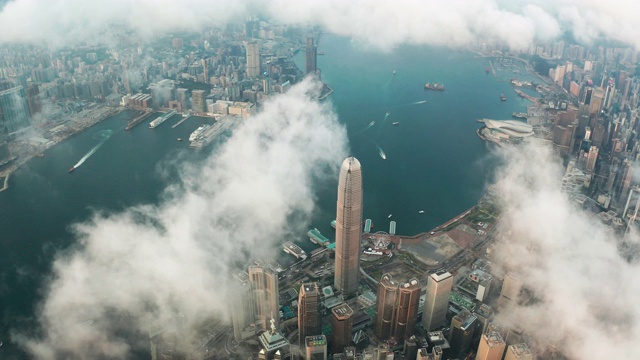 香港维多利亚港视频素材